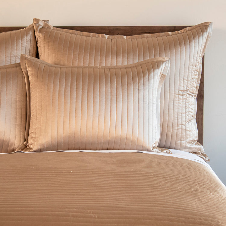 Charmeuse Channel Quilt Pillow