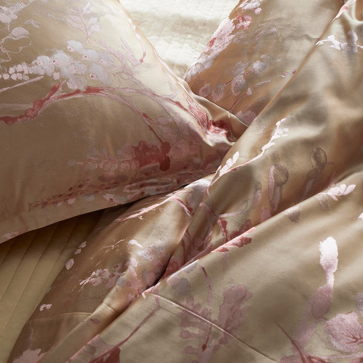 Jardin Fleur Pink/Gold Duvet