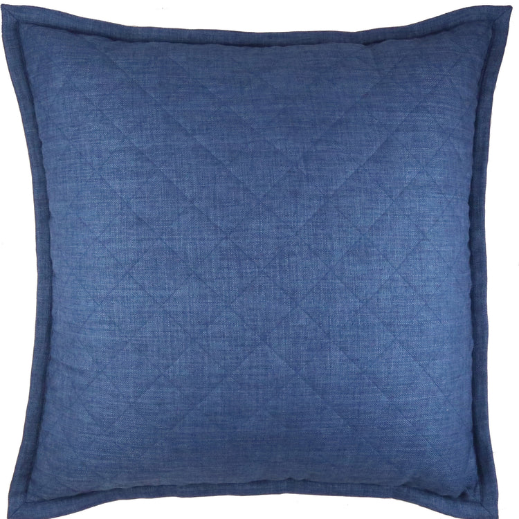 Product with title Faux Linen Coverlet Set - Indigo