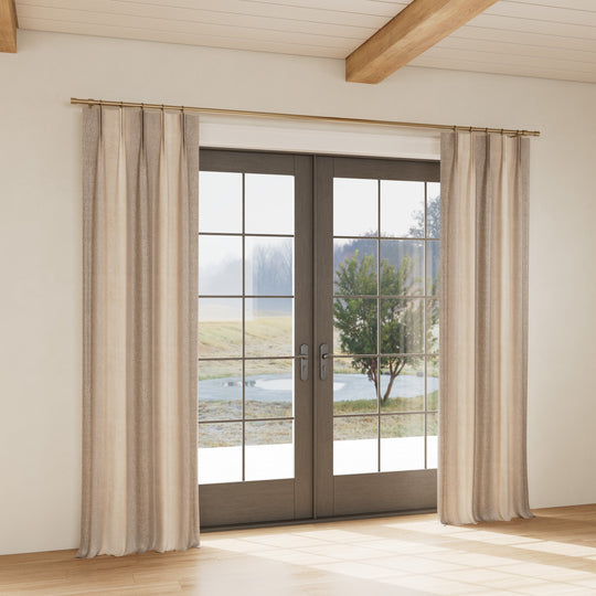 Custom curtains in Anguilla Pumice