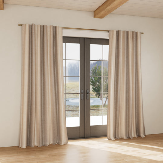 Custom curtains in Anguilla Pumice