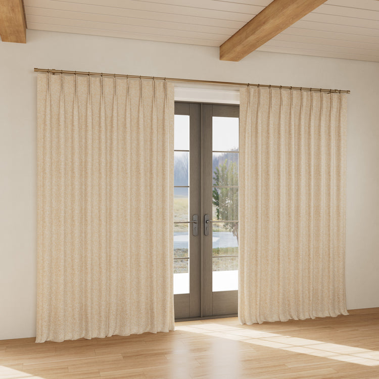 Custom curtain in Glacier Ecru