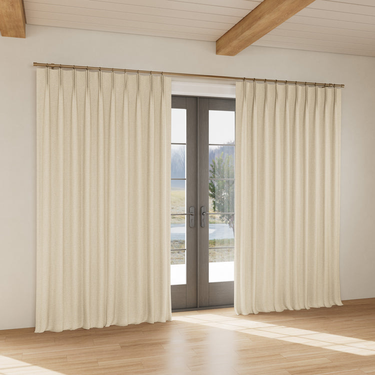 Custom curtain in Hollywood Ecru