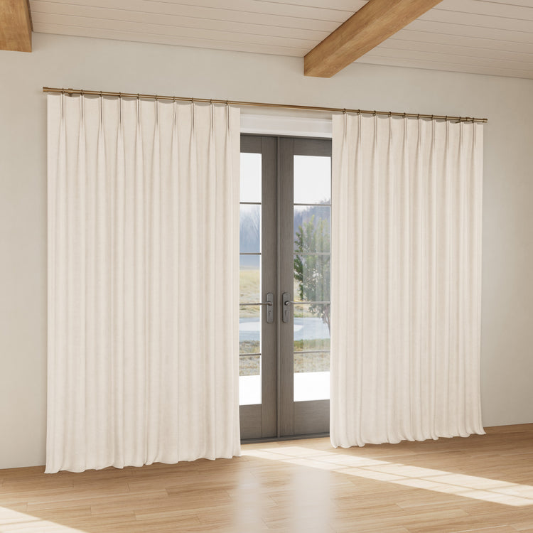 Custom curtain in Stardust Moonlight