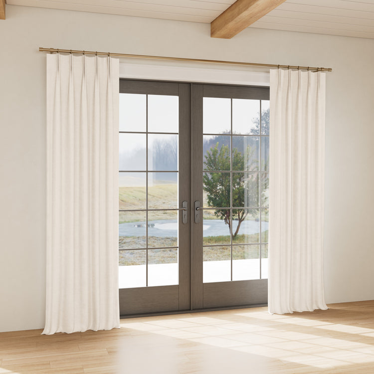Custom curtain in Stardust Moonlight