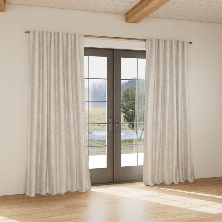 Custom curtain in Terrazzo