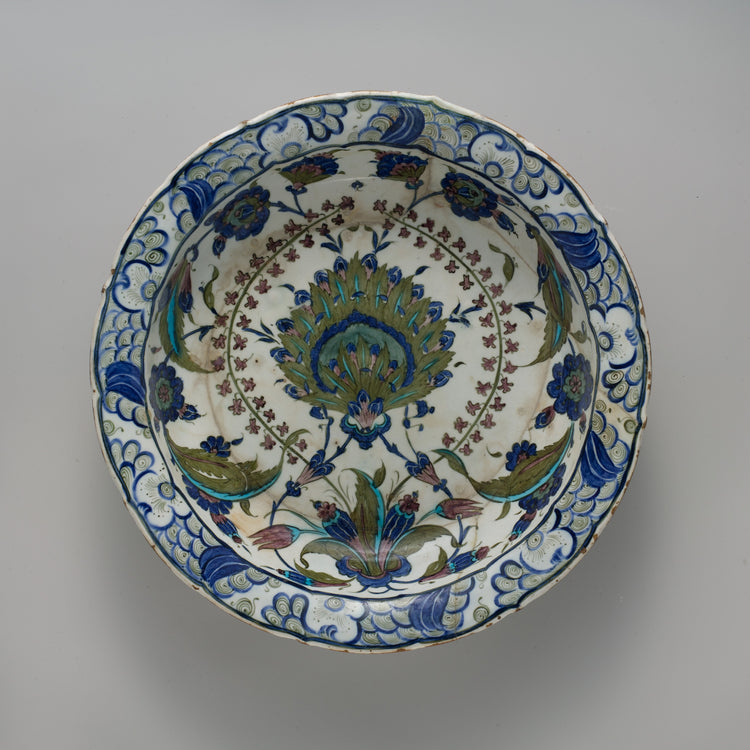 Dish with Floral Design