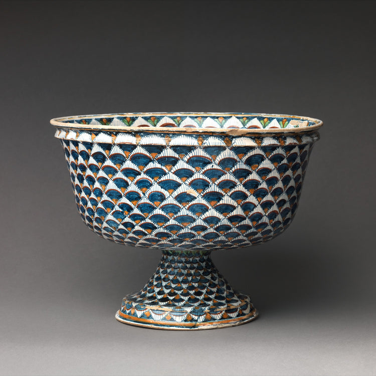 Bowl on foot with arms of the Ridolfi di Borgo family