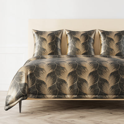 Fan Duvet in Umber/Gold - DVFAK-UMB-GLD DVFAQ-UMB-GLD