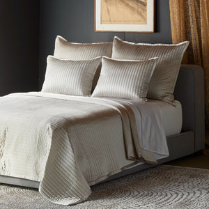 Charmeuse Channel Quilt Coverlet