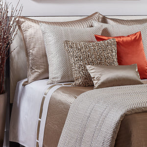 Cotton Sheet Set With Silk Bands